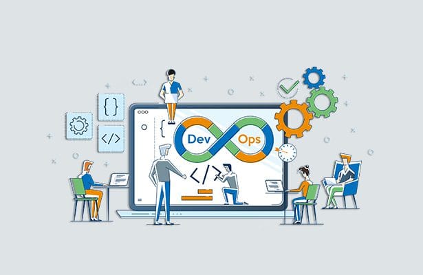 a group of people working on a computer